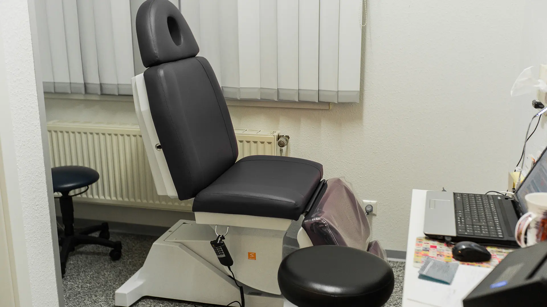 Behandlungsraum der Zweigpraxis Barbis